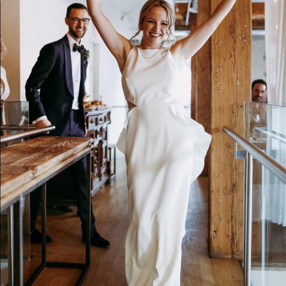 Halston Heritage Cutout Dress